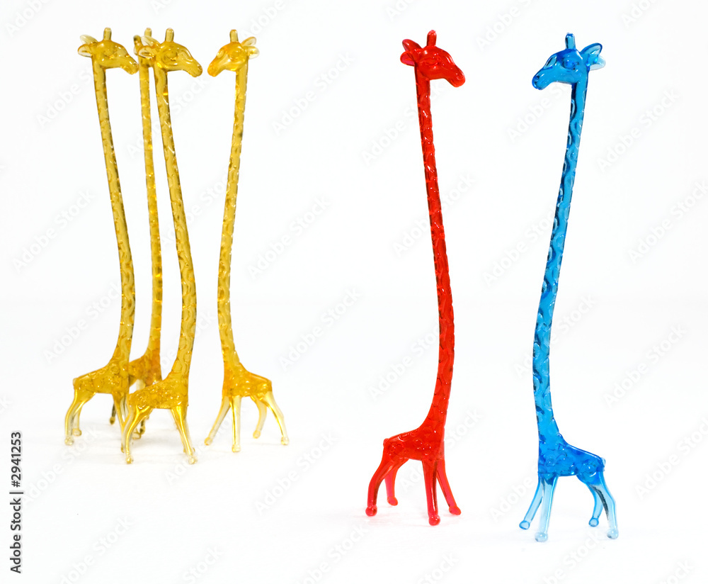 we are all different (glass giraffes)